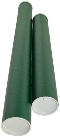 PORTAPLANOS para ENVIO CG TUBO CARTON VERDE 70x6,5