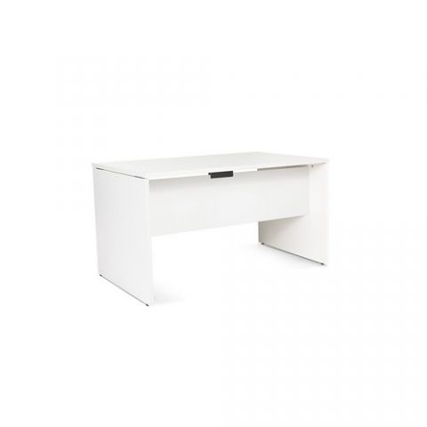 MESA ROCADA WORK 140x80 ESTRUCTURA BLANCO TABLERO