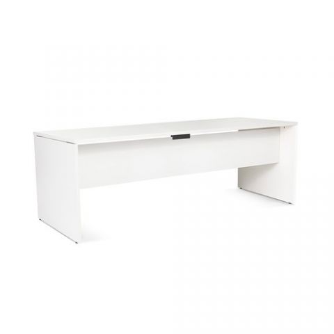 MESA ROCADA WORK 200x80 ESTRUCTURA BLANCO TABLERO