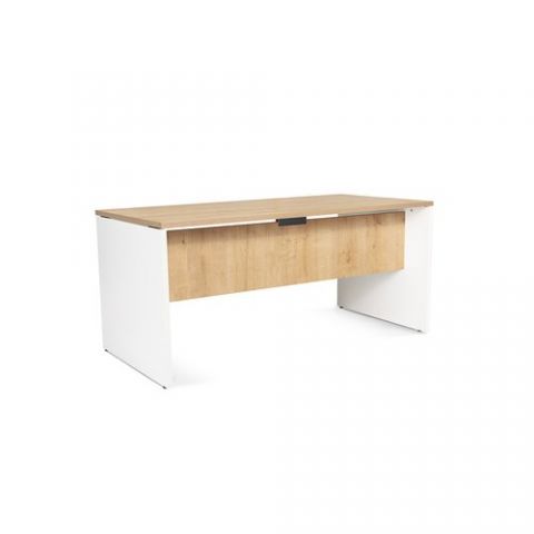 MESA ROCADA WORK  160x80 ESTRUCTURA BLANCO TABLERO