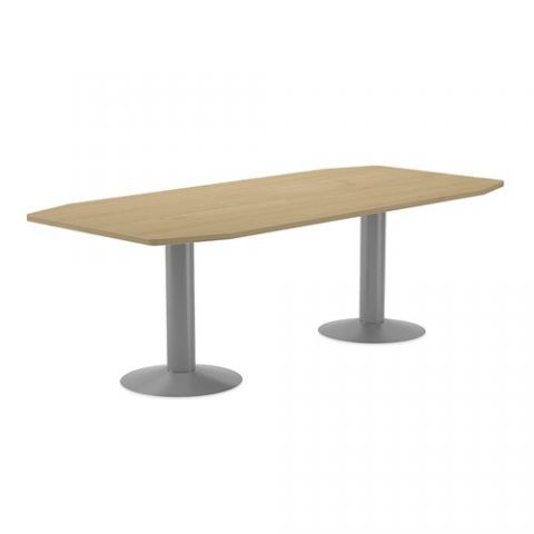 MESA ROCADA MEETING DE JUNTAS 220x100 PIES COLUMNA