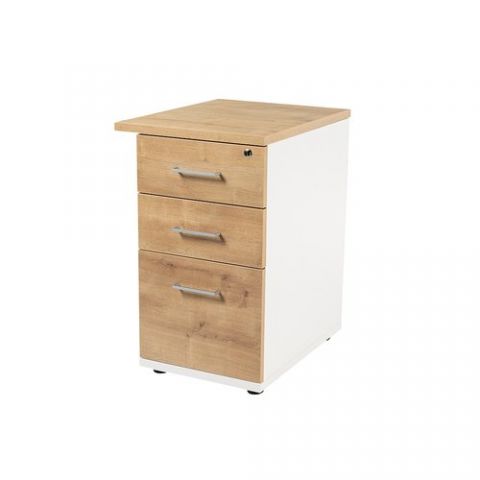 CAJONERA ROCADA 47x60x72 con 2 CAJONES + CARPETERO