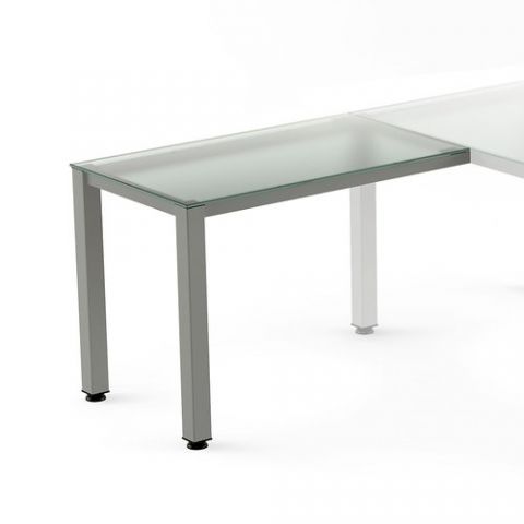 MESA ROCADA EXECUTIVE ALA 100x60 ESTRUCTURA ALUMIN