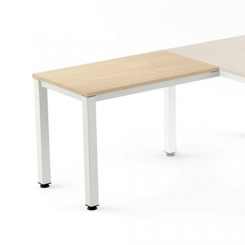MESA ROCADA EXECUTIVE ALA 100x60 ESTRUCTURA BLANCO