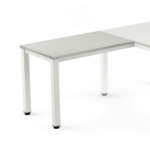 MESA ROCADA EXECUTIVE ALA 100x60 ESTRUCTURA BLANCO