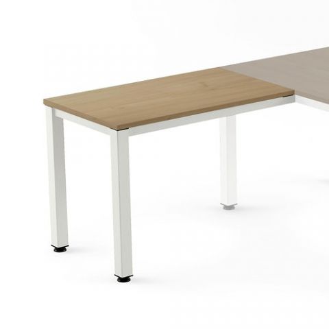 MESA ROCADA EXECUTIVE ALA 100x60 ESTRUCTURA BLANCO