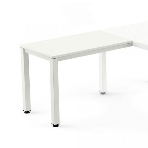 MESA ROCADA EXECUTIVE ALA 100x60 ESTRUCTURA BLANCO