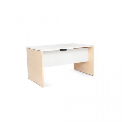 MESA ROCADA WORK 140x80 ESTRUCTURA HAYA TABLERO BL