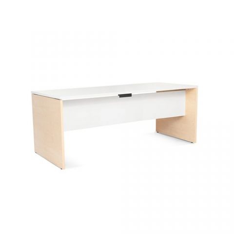 MESA ROCADA WORK 180x80 ESTRUCTURA HAYA TABLERO BL