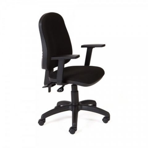 SILLA ROCADA RD-911/4+958 NEGRO CON BRAZOS