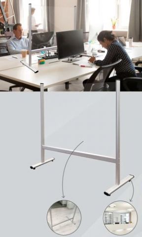 PANEL DE PROTECCION ROCADA SOBREMESA 40x65 ACRILIC