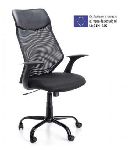 SILLA ARCHIVO 2000 PINTAFONTES CON BRAZOS Y TAPICE