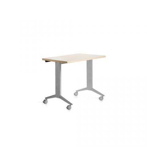 MESA ROCADA METAL 120x60 ESTRUCTURA ALUMINIO TABLE