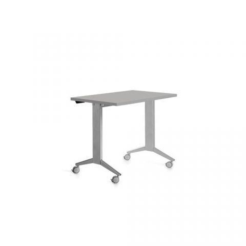 MESA ROCADA METAL 120x60 ESTRUCTURA ALUMINIO TABLE