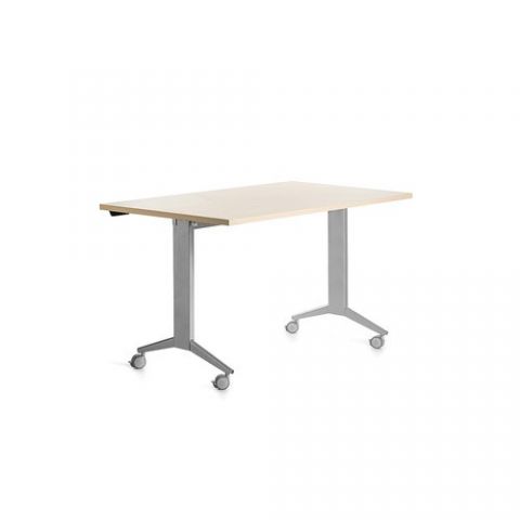 MESA ROCADA METAL 140x80 ESTRUCTURA ALUMINIO TABLE