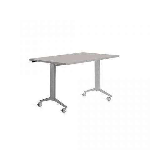 MESA ROCADA METAL 140x80 ESTRUCTURA ALUMINIO TABLE