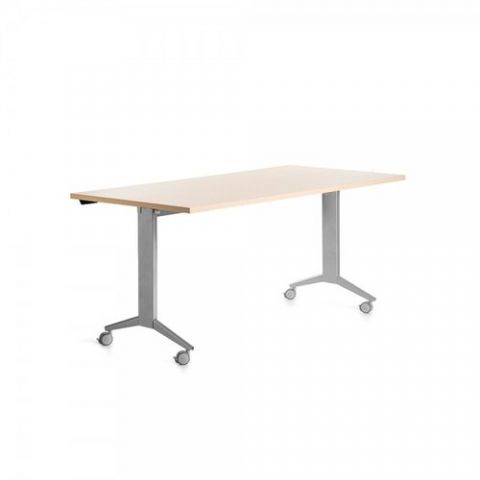 MESA ROCADA METAL 160x80 ESTRUCTURA ALUMINIO TABLE