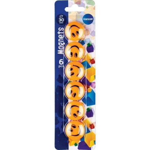 IMANES REDONDOS CENTRUM 30 mm SMILE BLISTER de 6