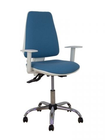 SILLA PIQUERAS Y CRESPO ELCHE BLANCA BRAZOS REGULA