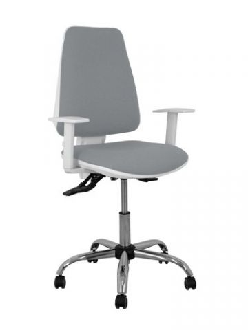 SILLA PIQUERAS Y CRESPO ELCHE BLANCA BRAZOS REGULA