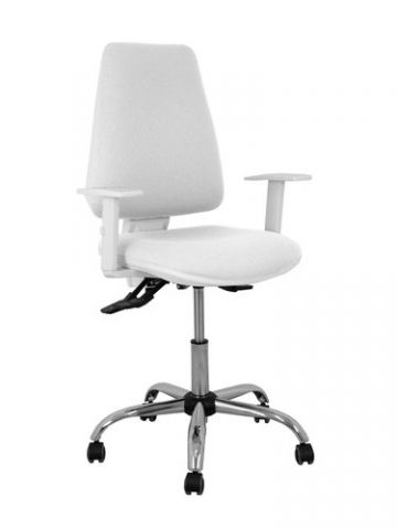 SILLA PIQUERAS Y CRESPO ELCHE BLANCA BRAZOS REGULA