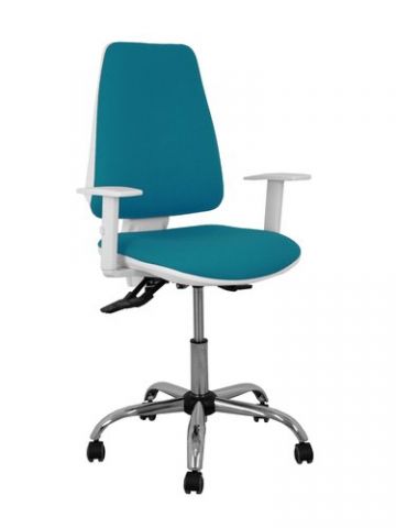 SILLA PIQUERAS Y CRESPO ELCHE BLANCA BRAZOS REGULA