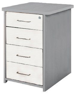 CAJONERA ROCADA 47x60x72 con 4 CAJONES ESTRUCTURA