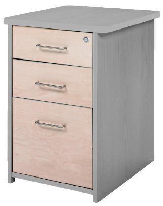 CAJONERA ROCADA 47x60x72 con 2 CAJONES + CARPETERO