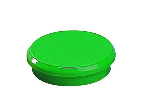 IMANES REDONDOS DAHLE 24 mm VERDE BOTE de 10