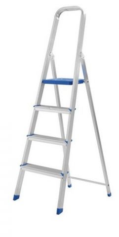 ESCALERA ALUMINIO LEON 4 PELDAÑOS 1,44 METROS