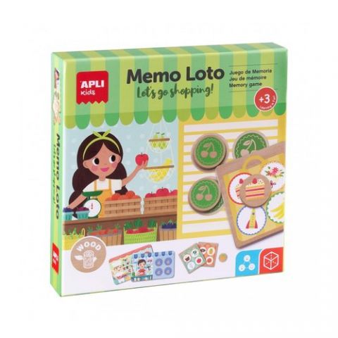 JUEGO EDUCATIVO APLI KIDS MEMO LOTO (+3 años)