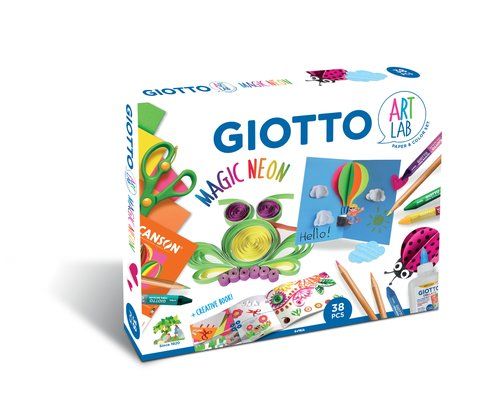SET JUEGO GIOTTO ART LAB MAGIC NEON
12x Giotto Cer