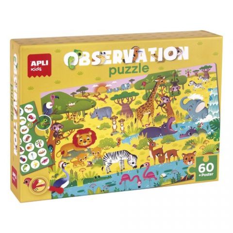 JUEGO EDUCATIVO APLI KIDS OBSERVACION SELVA (+4 añ