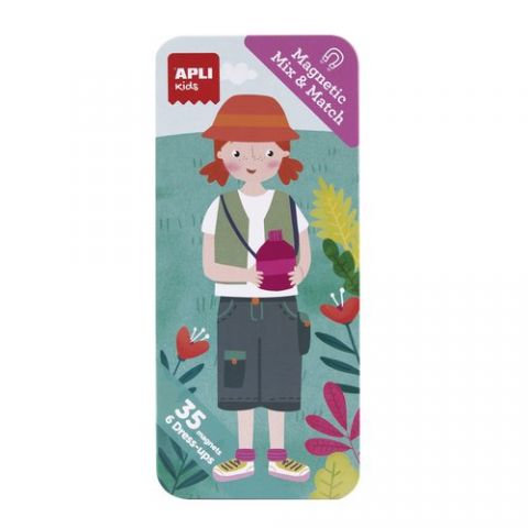 JUEGO APLI KIDS MAGNETICO MIX&MATCH TROPICO (+3 añ