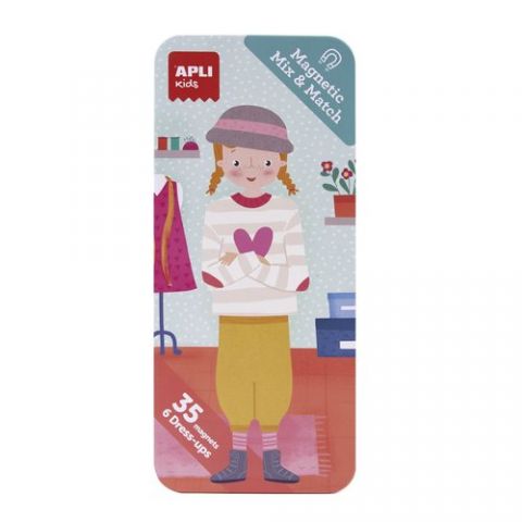 JUEGO APLI KIDS MAGNETICO MIX&MATCH FASHION (+3 añ