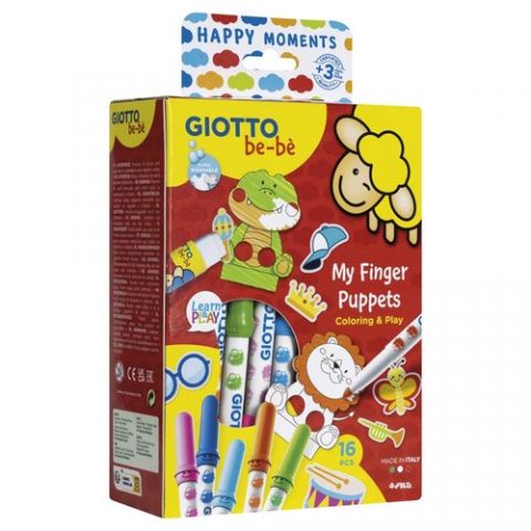 SET JUEGO GIOTTO BEBE HAPPY MOMENTS MY FINGER PUPP