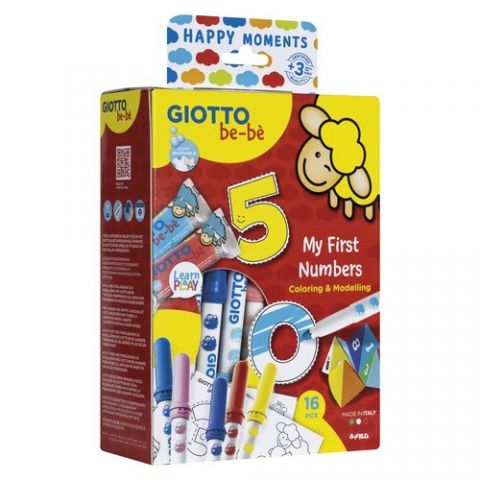 SET JUEGO GIOTTO BEBE HAPPY MOMENTS MY FIRST NUMBE