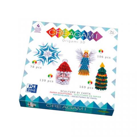 KIT OXFORD CREAGAMI ORIGAMI 3D NAVIDAD