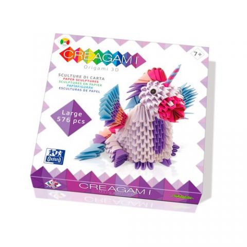 KIT OXFORD CREAGAMI ORIGAMI 3D GRANDE UNICORNIO