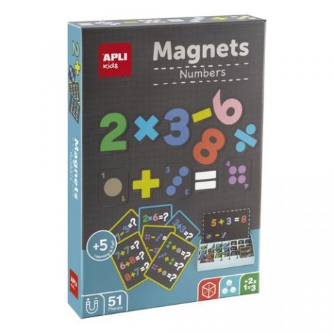 JUEGO EDUCATIVO APLI KIDS MAGNETICO NUMEROS 51 PIE