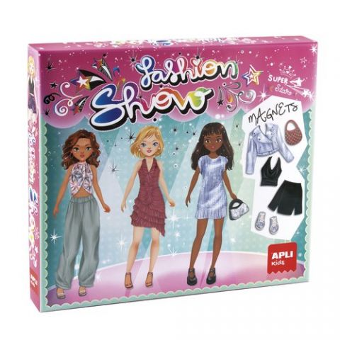 JUEGO MAGNETICO APLI KIDS FASHION SHOW 43 PIEZAS (