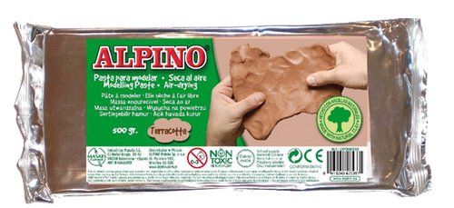 PASTA MODELAR ALPINO 500 GR. TERRACOTA