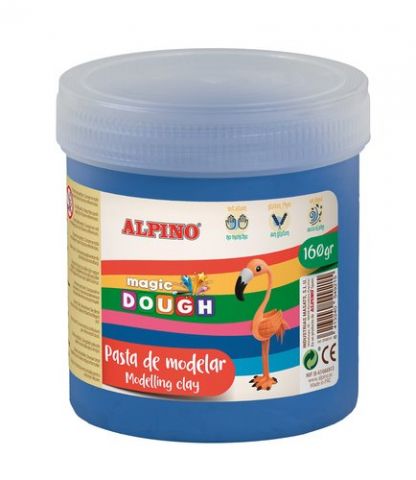 PASTA MODELAR ALPINO MAGIC DOUGH 160 gr. AZUL