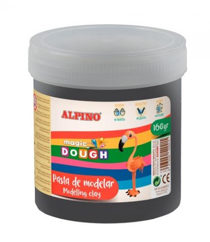 PASTA MODELAR ALPINO MAGIC DOUGH 160 gr. NEGRO