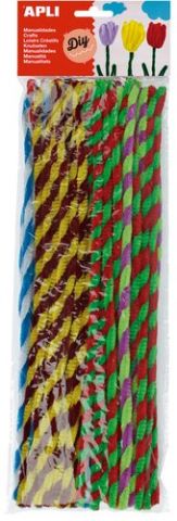 LIMPIA PIPAS VARILLA APLI COLORES TWIST SURTIDOS 3