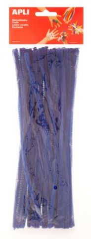 LIMPIA PIPAS VARILLA APLI AZUL 30 cm. BOLSA de 50