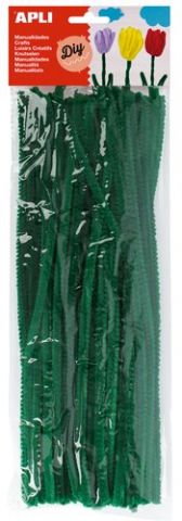 LIMPIA PIPAS VARILLA APLI VERDE 30 cm. BOLSA de 50