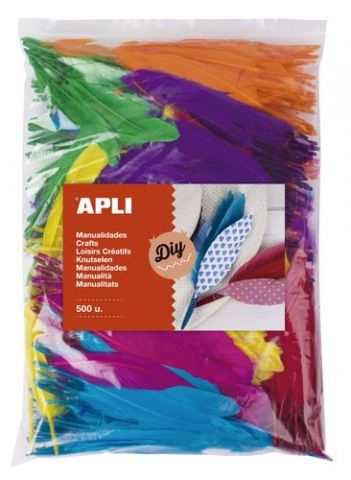 PLUMAS APLI COLORES SURTIDO BOLSA DE 500