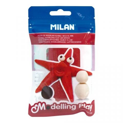 PASTA MODELAR MILAN MODELLING PLAY ROJO 100 GR