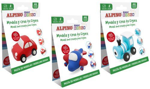 PASTA MODELAR ALPINO MAGIC DOUGH DIY 40 gr. TRANSP